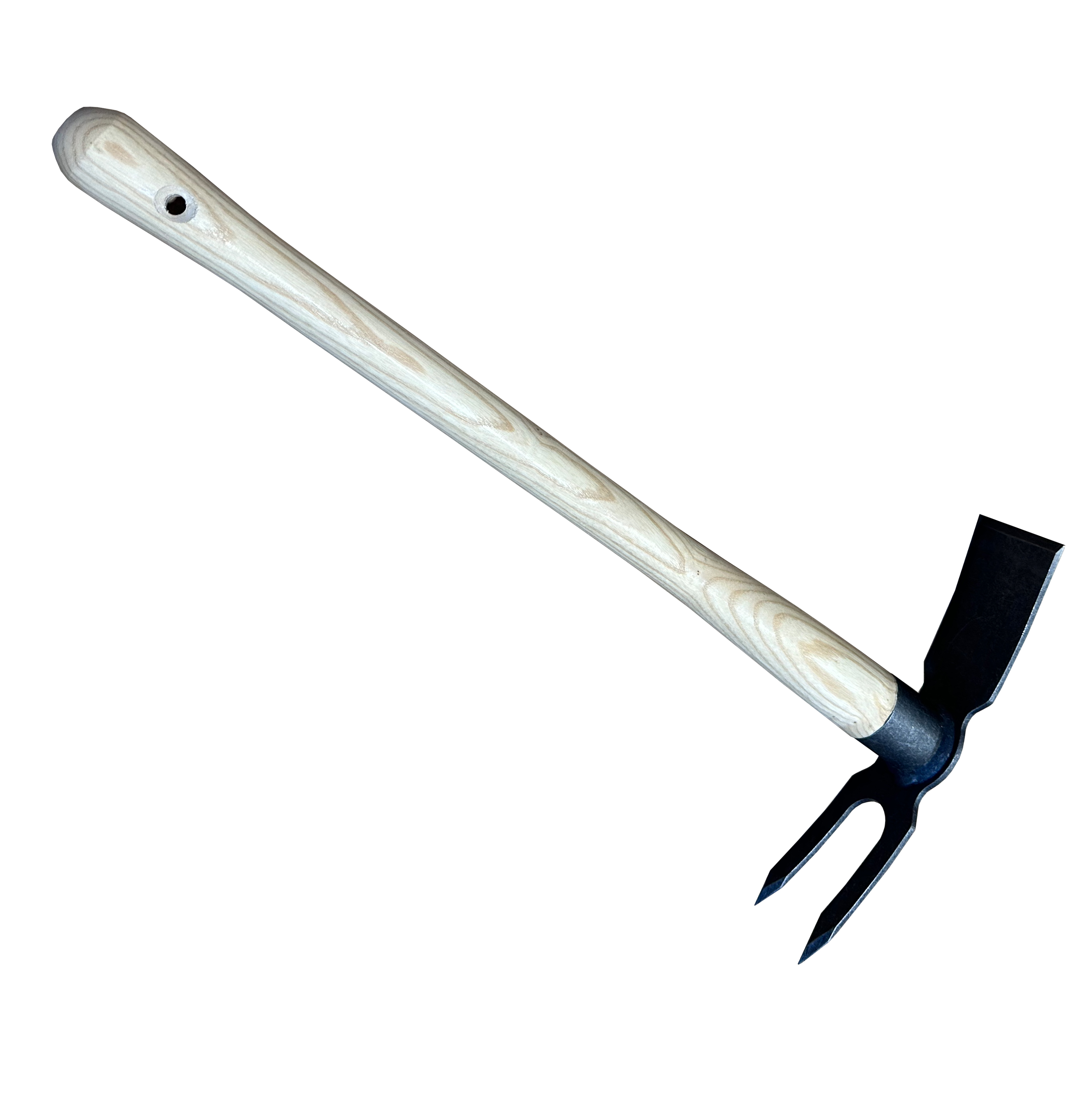 Double hoe straight / 2 tine with 50cm handle