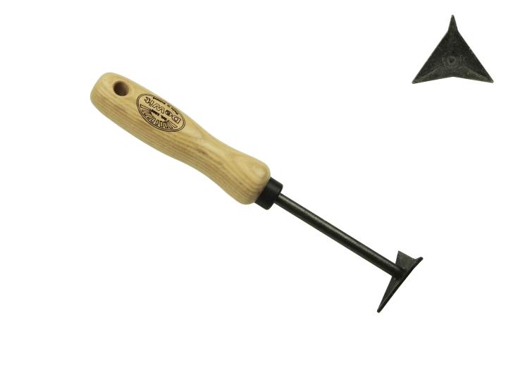 Triangle V-groove cleaner ash handle 140mm
