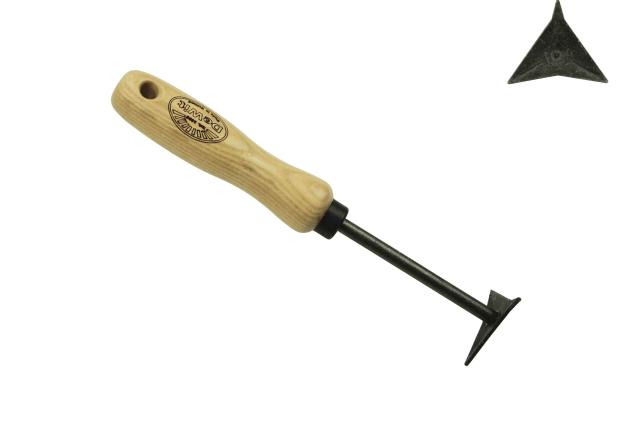 Triangle V-groove cleaner ash handle 140mm