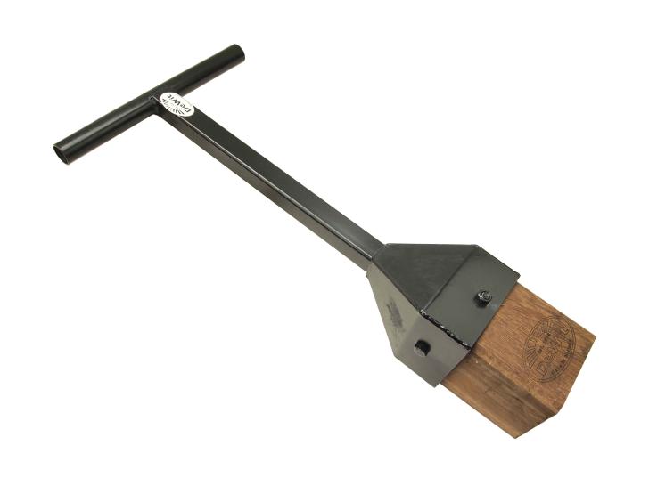 Stamper met verwisselbaar houten blok