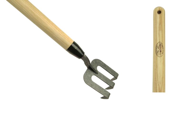 DeWit® Handfork with bended tines and 1400mm ash handle